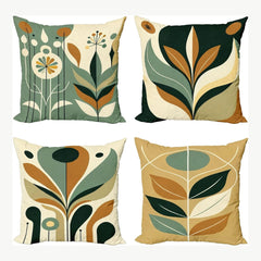 Floral Quintet Cushion Cover Pack of 4