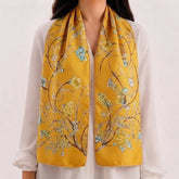 Saffron Silk Scarf