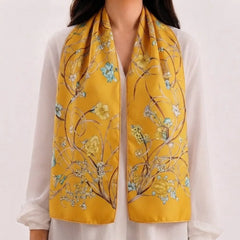 Saffron Silk Scarf