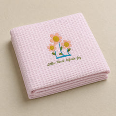 Petal Hugs Waffle Blanket