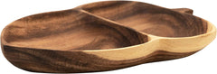 Acorn Leaf Solid Wood Guest Snack Kitchen Serving Tray - waseeh.com