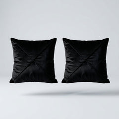 Azure Lines Cushion Covers Pack Of 2 placed on light beige surface