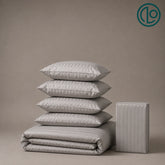 Signature Cotton Satin Stripe Bedsheet Set