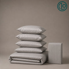 Signature Cotton Satin Stripe Bedsheet Set