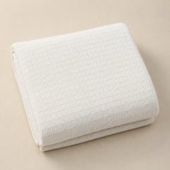Waffle Thermal Blanket -Ivory
