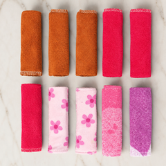 Gentle Care Face Towel Collection - Pack of 10