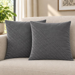 Velora Velvet Cushion Cover Pack Of 2