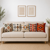 Terracotta Southwestern Cushion Covers Pack of 5