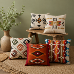 Terracotta Southwestern Cushion Covers Pack of 5