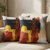 Abstract Art Deco Cushion Cover Pack of 2