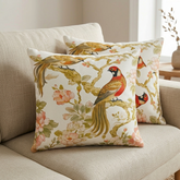 Boho Bird Bloom Cushion Cover Pack of 2