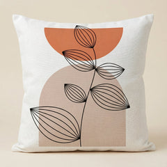 Terracotta Abstract Harmony Cushion Covers Pack Of 6