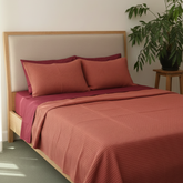Maroon Viscos Cotton Duvet Cover