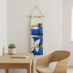 Cool Toned Hanging Wall Organizer