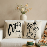 Brewed Art Cushion Cover Pack of 2