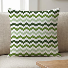 Chevron & Dot Green Cushion Covers Pack Of 5