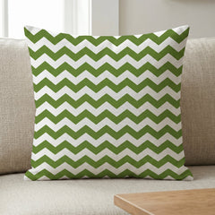 Chevron & Dot Green Cushion Covers Pack Of 5