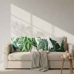African Tropical Plant Cushion Cover Pack of 4