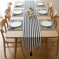 Parallel Grace Table Runner with Mats