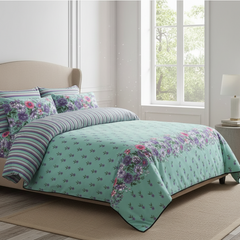 Violet Verdure Bedsheet Pack 3