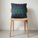 Plaid Printed Filled Cushion