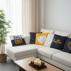 Heartfelt Home Cushion Covers Pack of 6