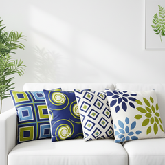 Ocean Garden Cushion Covers Pack of 4