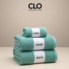 Pure Cloud Ultra Soft Mint Green Towels (Pack of 3)