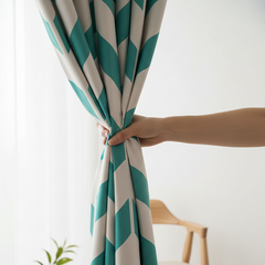 Aqua Peak Curtains