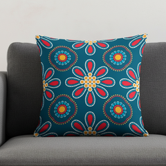 Ocean Flowers Cushion Covers Pack of 4