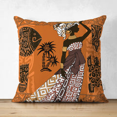 African Closeup Women Cushion Pack 4