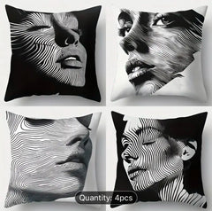 Ink & Grace Cushion Covers Pack Of 4