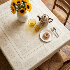 Ivory Blossom Table Cover