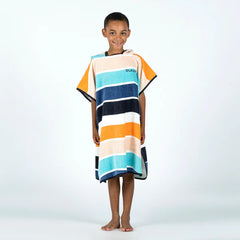 Rainbow Stripe Carnival Wrap Ponchu