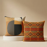 Modern Muse Cushion Covers Pack Of 2 placed on a light beige suface