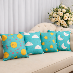 Sky Decorative Cushion Covers Pack of 4
