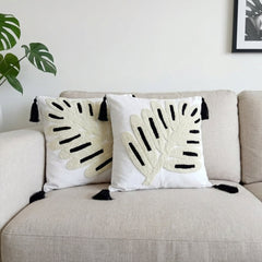 Modern Script Harmony Hand Sequin Cushion Cove pack of 2