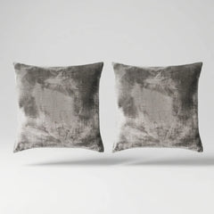 Vintage Velvet Cushion Covers floating on a light grey surface
