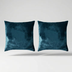 Vintage Velvet Cushion Covers floating on a light grey surface