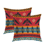 Batmerry Red Cushion Cover Pack of 2