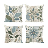 Ambesonne Leaves Cushion Covers Pack Of 4