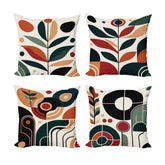 Abstract Botany Cushion Cover Pack Of 4