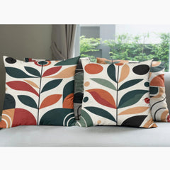 Abstract Botany Cushion Cover Pack Of 4