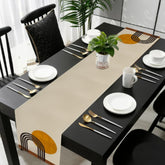Abstract Art Table Runner With Mats