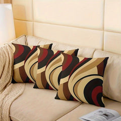 Abstract Spiral Cushion Case Pack Of 4