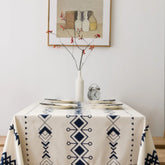 Geometric Print Table Cover