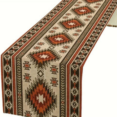 DOKRIY Ethnic Tribal Aztec Table Runner