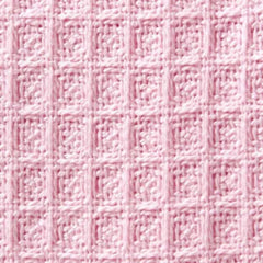 Organic Cotton Waffle Baby Blanket Pink