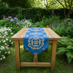 Ethnic Style Chenille Table Runner