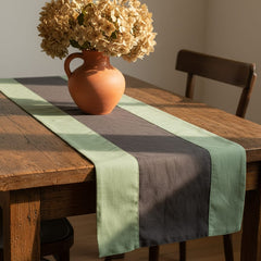 The Dual Tone Elegance Table Runner